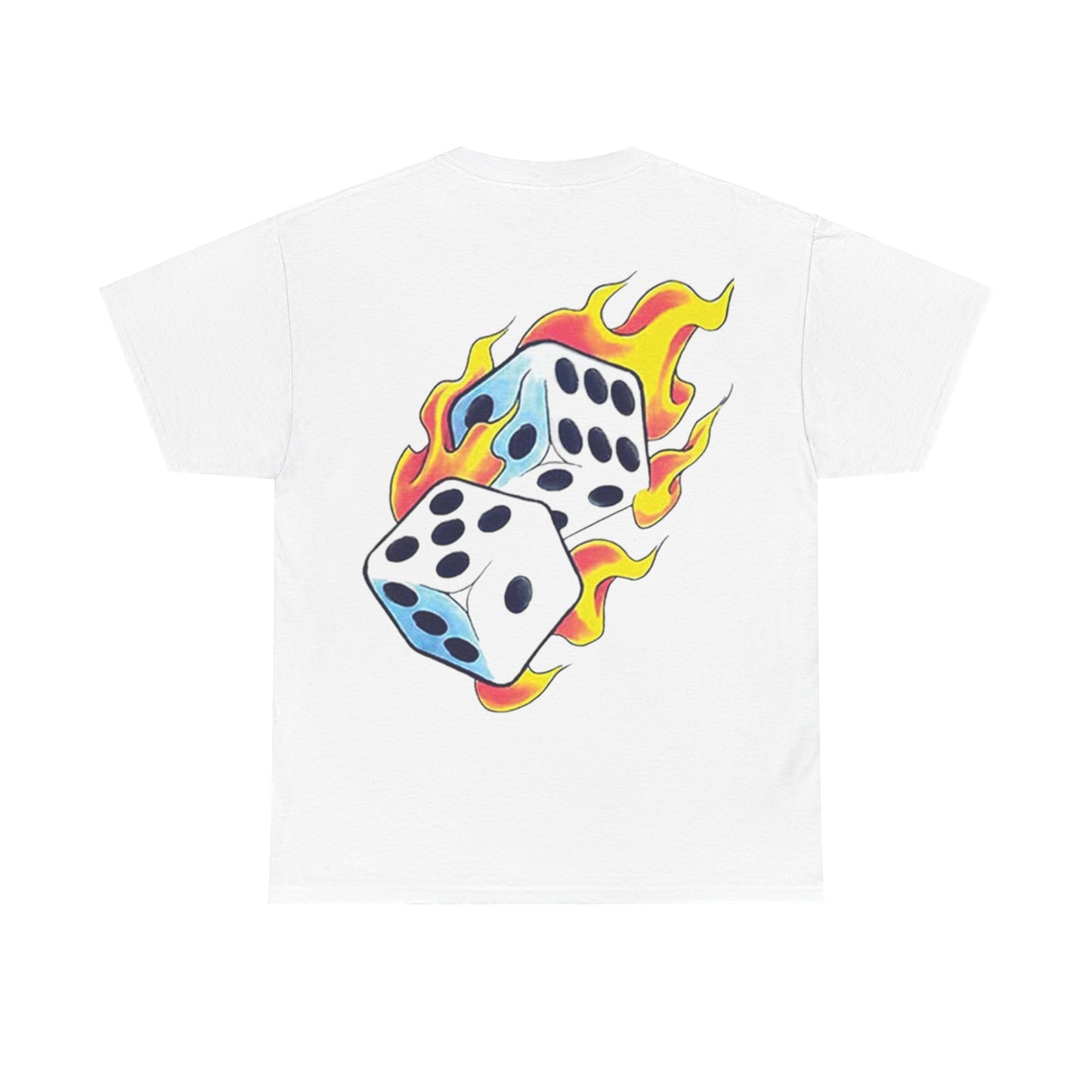 FlAMING DICE T-SHIRT