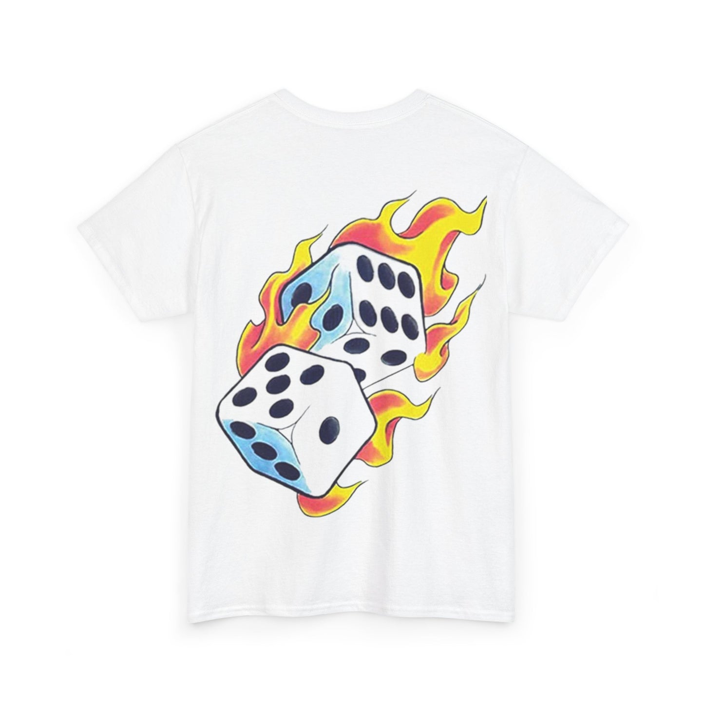 FlAMING DICE T-SHIRT